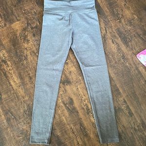 Justice grey high rise leggings. Size M 10